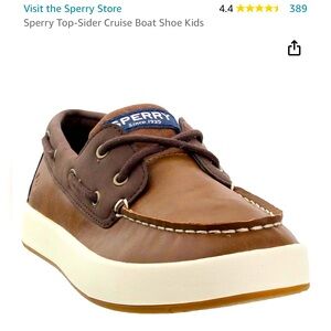 Sperry Kids Boy's Cruise Boat (Little Kid/Big Kid) Chestnut/Brown - Size 2.5
